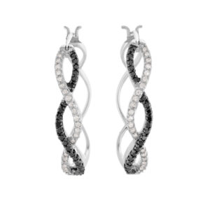 Criss-Cross Hoop Earrings