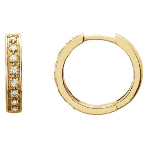 Accented Hoop Earrings