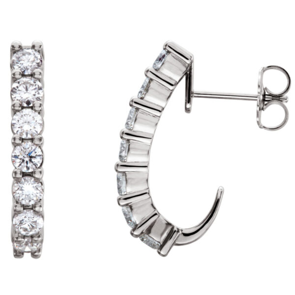 J-Hoop Earrings