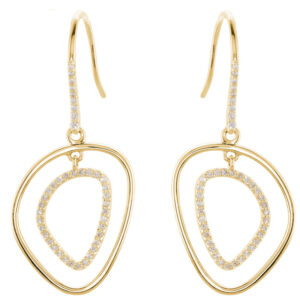 Open Silhouette Dangle Earrings