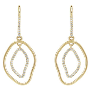 Open Silhouette Dangle Earrings