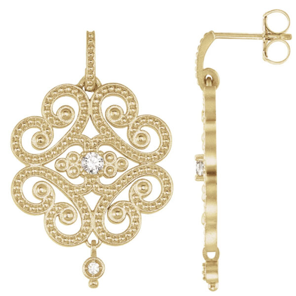 Granulated Earrings