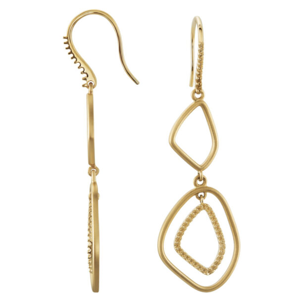 Open Silhouette Dangle Earrings