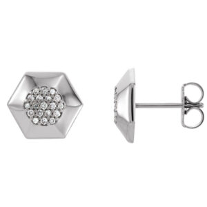 Geometric Cluster Earrings