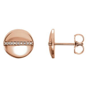 Accented Circle Earrings