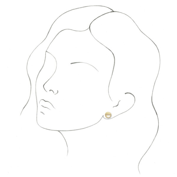 Accented Circle Earrings - Image 3