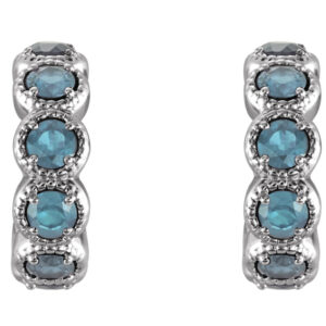 Accented Huggie Earrings