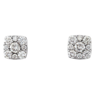 Square Cluster Earrings