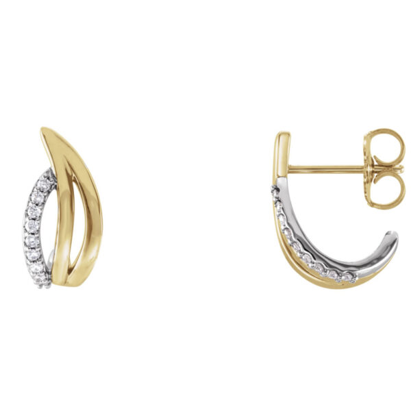 Freeform J-Hoop Earrings