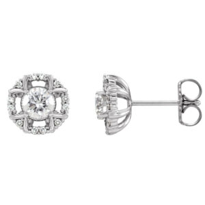 Halo-Style Earrings