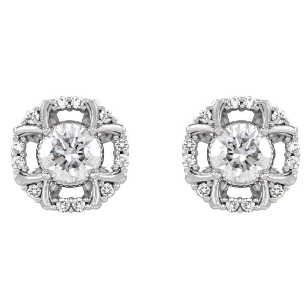 Halo-Style Earrings - Image 2