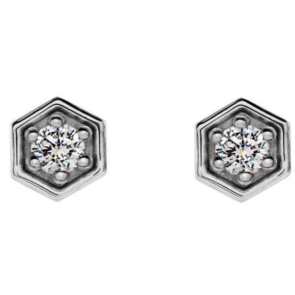 Hexagon Earrings - Image 2