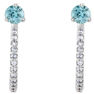 Accented Hoop Earrings