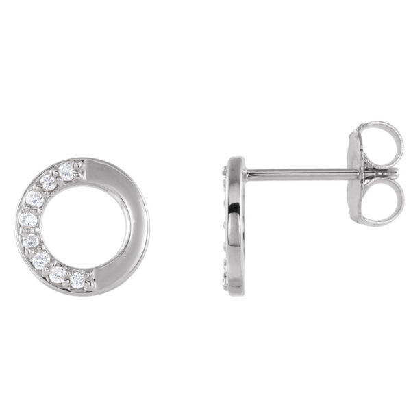 Accented Circle Earrings