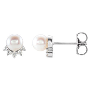 Accented Pearl Earrings