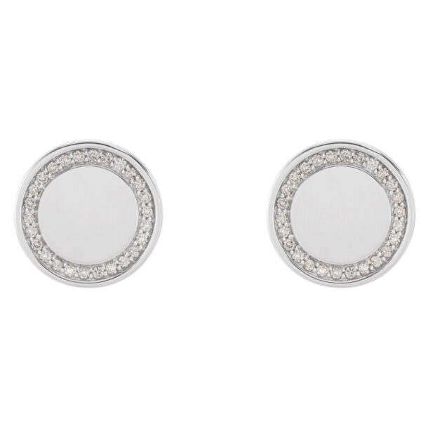 Accented Engravable Earrings - Image 2