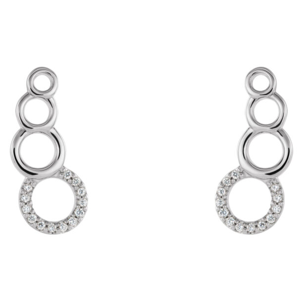 Accented Geometric Ear Climbers - Image 2