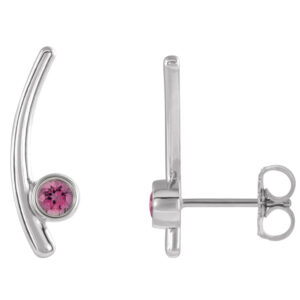 Bezel-Set Ear Climbers