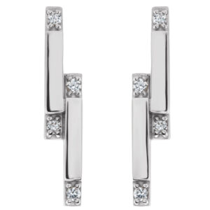 Accented Bar Earrings