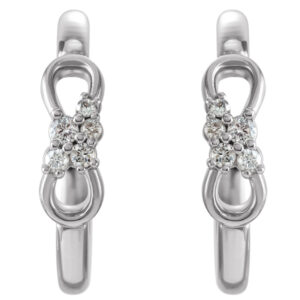 Infinity-Inspired Hoop Earrings