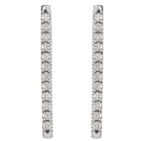 French-Set Bar Earrings - Image 2