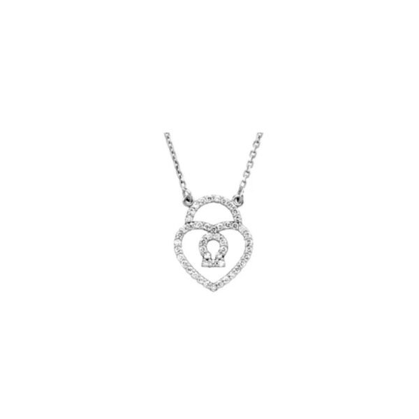 Heart Padlock Necklace