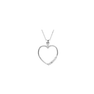 Diamond Journey Heart Necklace