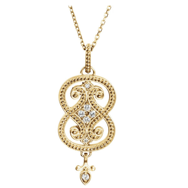 Granulated Necklace or Pendant