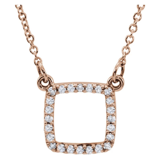 Square Necklace or Center