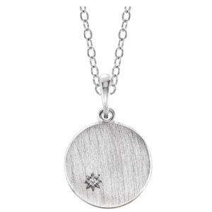 Engravable Necklace, Pendant or Dangle