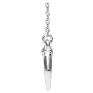 Accented Crescent Necklace or Center