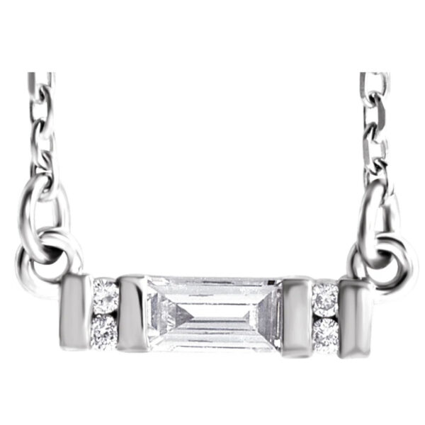 Accented Bar Necklace or Center