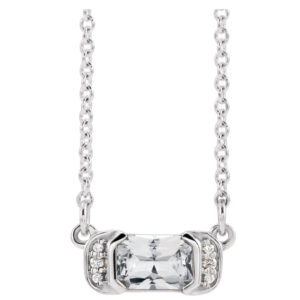 Accented Bar Necklace or Center