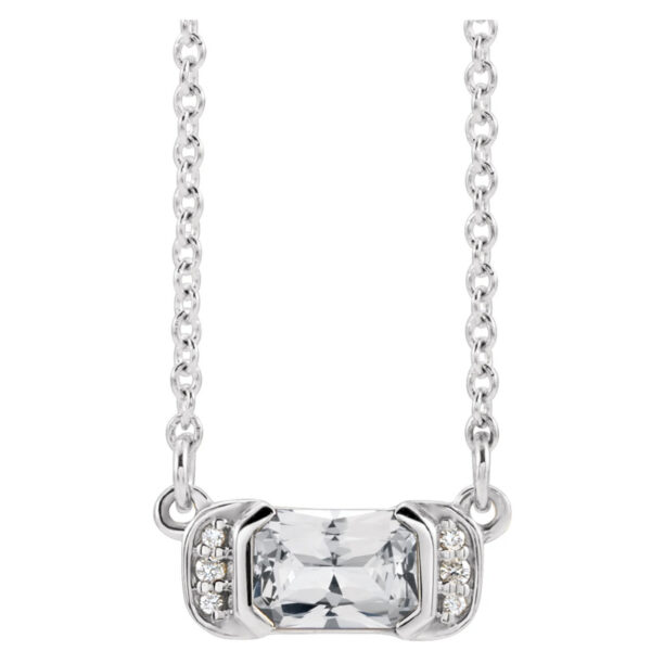 Accented Bar Necklace or Center