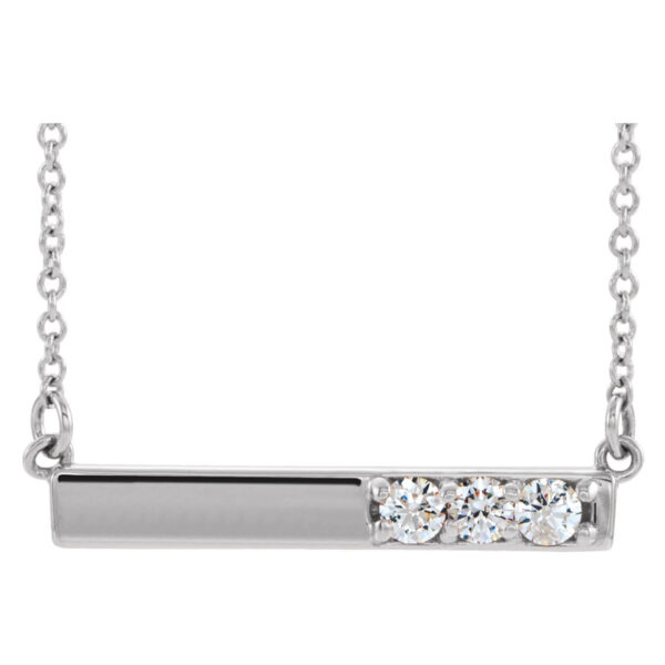 Accented Bar Necklace or Center