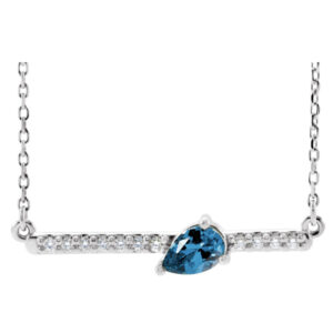 Accented Bar Necklace or Center