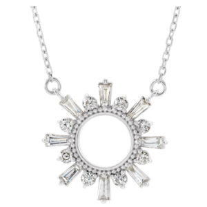 Accented Circle Necklace or Center