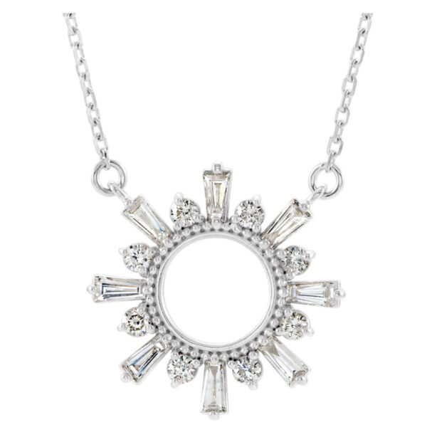 Accented Circle Necklace or Center