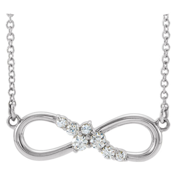Accented Infinity-Inspired Necklace or Center
