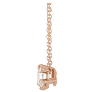 Solitaire Necklace or Slide Pendant
