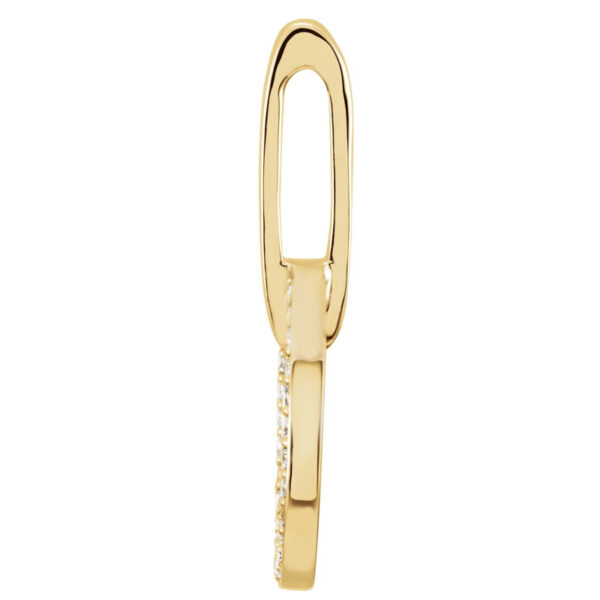 Diamond Oval Pendant - Image 2