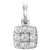 14K White Gold
