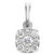 14K White Gold