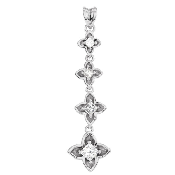 Journey Diamond Linked Floral-Inspired Pendant