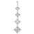 14K White Gold