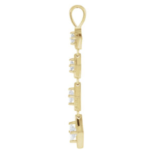 Journey 4-Stone Diamond Pendant