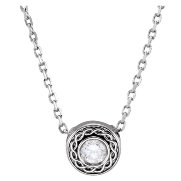 Bezel-Set Necklace or Pendant - Image 3