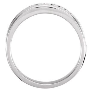 Channel-Set Baguette Anniversary Band