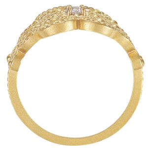 Granulated Design Ring