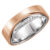 14K Rose/White Gold